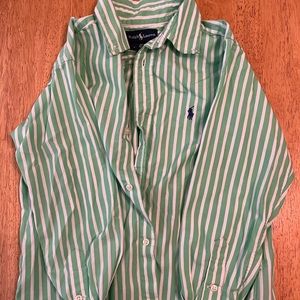 Boys polo button down shirt. Size 7